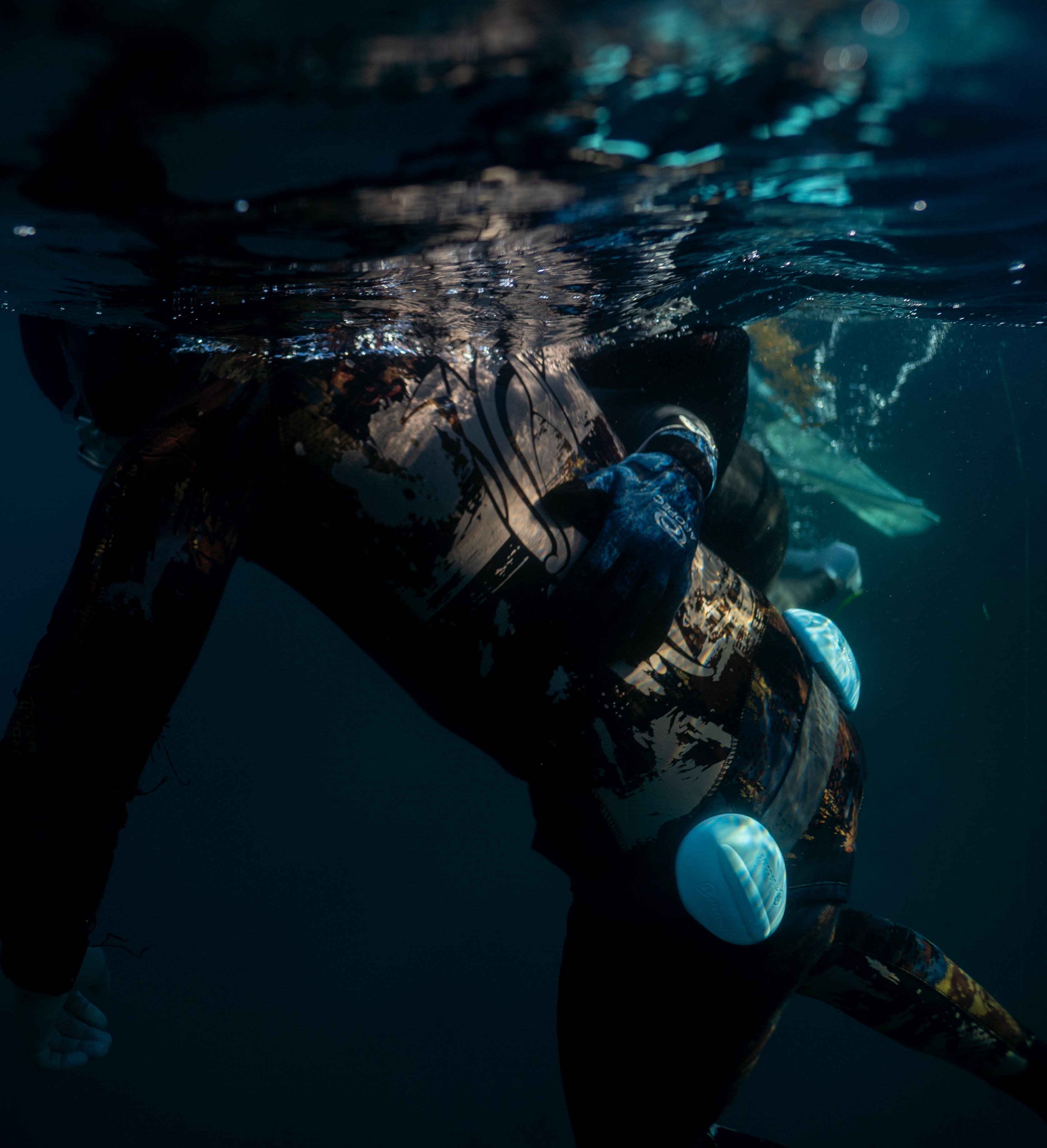 Breath & Blue — portrait photograph by Harry Liu